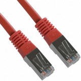 A-MCSP-80050/R   Modular Cable Plug to Plug 8p8c (RJ45, Ethernet) 16.40' (5.00m) Shielded : RoHS