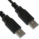 AK670/2-2-BLACK Cable USB 2.0 A Male to A Male 6.56' (2.00m) Shielded : RoHS