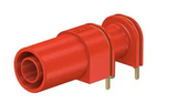 Pack of 4 66.9040-22 Connector Socket PCB 4MM R/A Red SOCKET, PCB, 4MM, R/A, RED