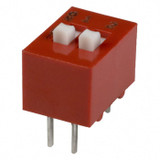 Pack of 4 78B02 Switch Dip SPST 2 Position Through Hole Slide (Standard) Actuator 150mA 30VDC