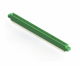 346-100-520-802 Connector 100 Position Female Non Specified - Dual Edge Gold 0.125" (3.18mm) Green