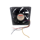 12V Dual Ball  Fan 120mm x 38mm PWM Computer PC Case Fan 12V 4 Wire 5300rpm High Airflow Duall Ball CFM FG DC Brushless Cooling (No screws included) : RoHS