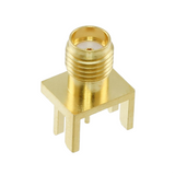 Pack of 4 073251-1150 Conn SMA Receptacle 50Ohm Solder ST Edge Mount Gold Over Nickel, Tray, RoHS
