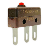 11SM601-H4  Subminiature Switch, Basic, SPDT, 5 Amps @ 250VAC, Pin Plunger Actuator