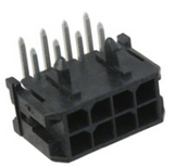 Pack of 4 0430450801 Conn Header R/A 8Pos 3MM, RoHs