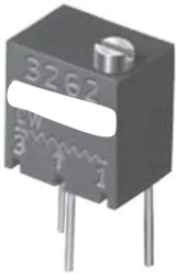 RJR26FX103P Trimmer Resistor Through Hole 10% 100ppm 10Kohms 12 Multiturn