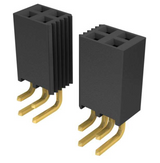 Pack of 2 SSQ-120-02-G-D-RA Connector Receptacle 40 Position 2.54mm Gold PCB R/A, RoHs
