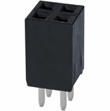 Pack of 4 PPTC022LFBN-RC Connector HDR 4 Position 2.54mm Tin PCB, RoHs