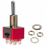 7203SYZQE Toggle Switch DPDT 5A 120V Panel Mount