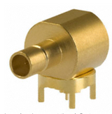 131-8701-301 SMB, Mini Connector Jack, Male Pin 75 Ohms Through Hole, Right Angle Solder