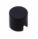 Pack of 4 B32-2010 Round Tactile Switch Cap Black Slip On, RoHs