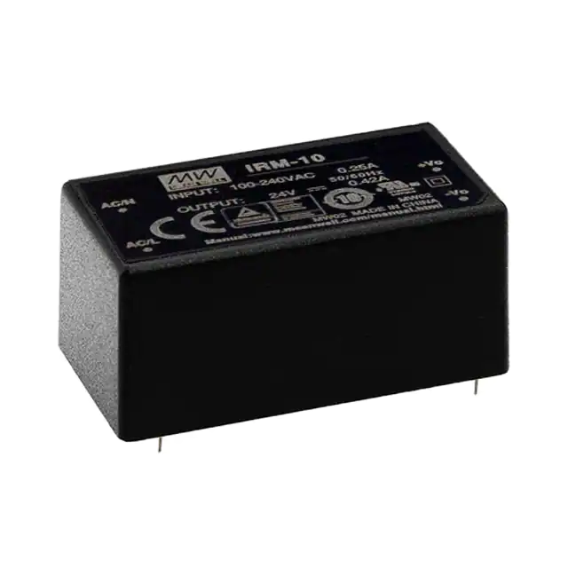 IRM-10-12 Enclosed AC DC Converters 1 Output 12V 850mA 85 ~ 305 VAC ...