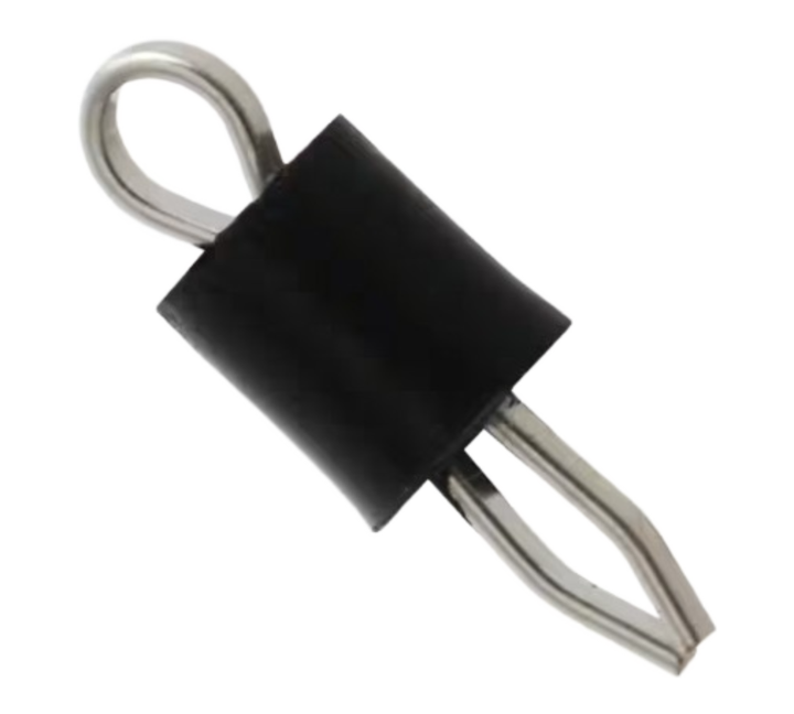 Pack of 5 5001 Black PC Test Point, Miniature Phosphor Bronze Silver ...