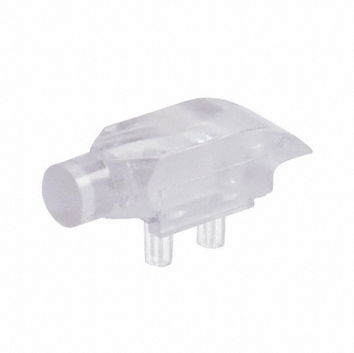 Pack of 14 7511A85 Light Pipe Single Clear Rigid Board Mount, Press Fit, Right Angle, RoHs