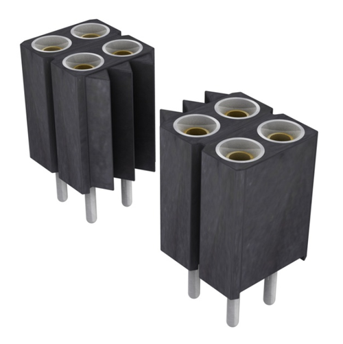 Pack of 4 803-87-020-10-001101 Connector Socket 20 Position 2.54mmThrough Hole Gold, RoHs
