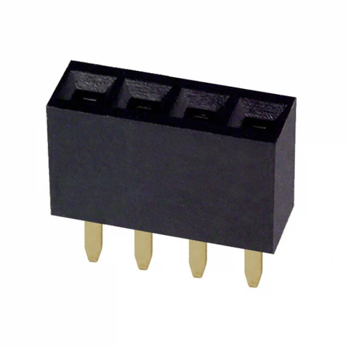 Pack of 5 PPPC041LFBN-RC Connector Header 4 Position 0.100" (2.54mm) Through Hole Gold, RoHs