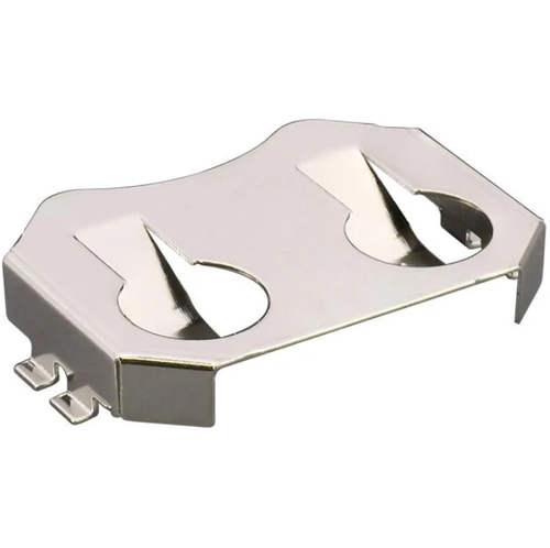 Pack of 4 BAT-HLD-001 Battery Retainer Coin, 20.0mm 1 Cell SMD (SMT) Tab, RoHs