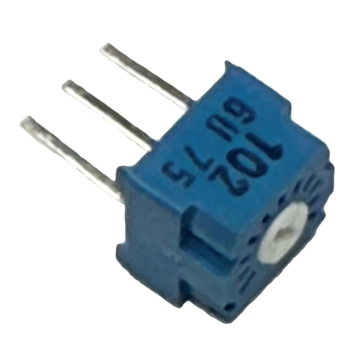 GF063UB102K 1/4" Square  1/2W Single Turn Through-hole Toc os Cermet Potentiometers Trimmers GF06UB102K  GF063UTB102K