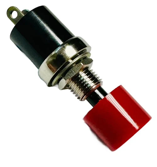 Pack of 2 1825405-2 Switch Pushbutton SPST-NO Standard Panel Mount, Rear, MPB103C04