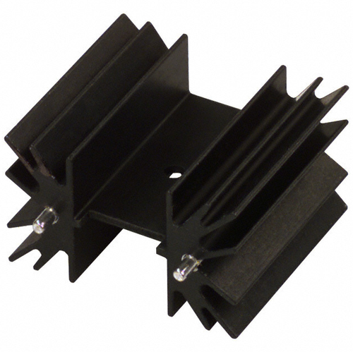 Pack of 2 529802B02500G Heat Sink TO-220 Aluminum 10.0W @ 50°C Board Level, Vertical, Rohs
