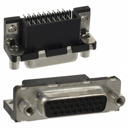 Pack of 4 ICD26S13E4GV00LF Connector D-Sub High Density Receptacle 26 Position R/A SLDR