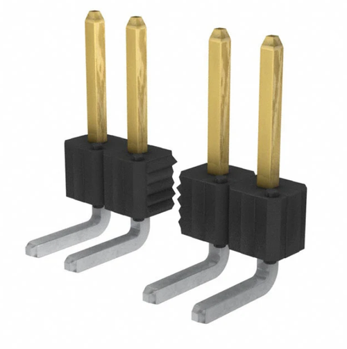 Pack of 10 68016-106HLF Connector Hdr Through Hole, Right Angle 6 position 0.100" (2.54mm), RoHs