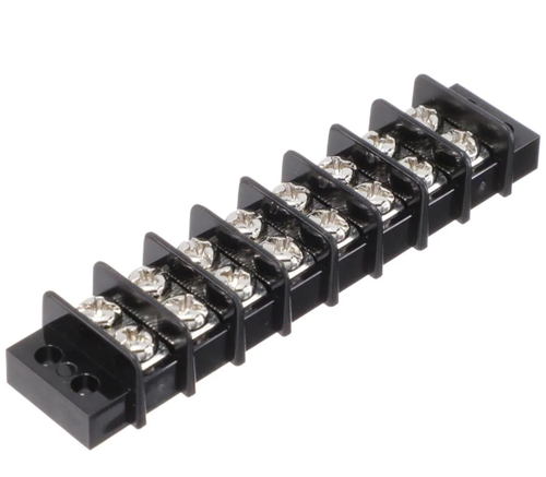 Pack of 2 1546306-8 Connector Barrier Block Screws Strip 8 Circuit 0.374" (9.50mm)