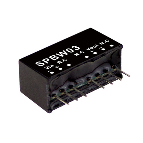 SPBW03F-03 Isolated Module DC DC Converter 1 Output 3.3V 700mA 9V - 36V Input