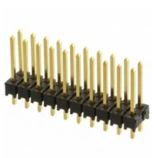 Pack of 27 MTSW-105-07-G-D-100-RA Connector Header Through Hole, Right Angle 10 position 0.100" (2.54mm)