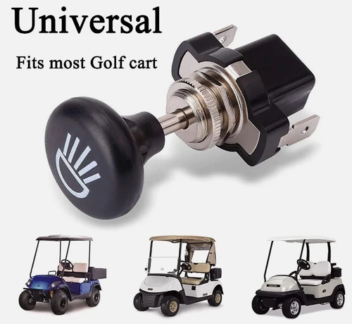 10L0L 12V New For E Z GO Club Car Golf Cart Auto Headlight Push Pull Light Switch