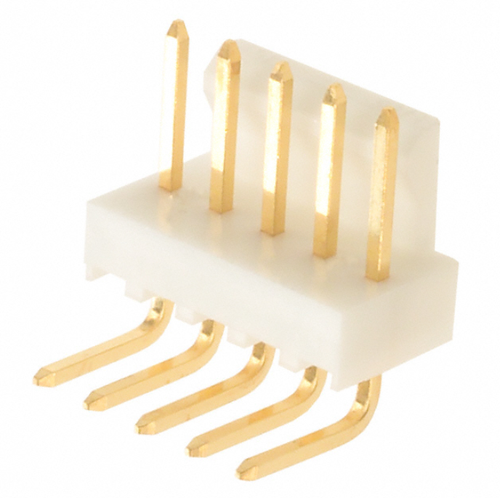 Pack of 4 22-12-2054 Connector Header R/A 5POS 2.54MM, Rohs