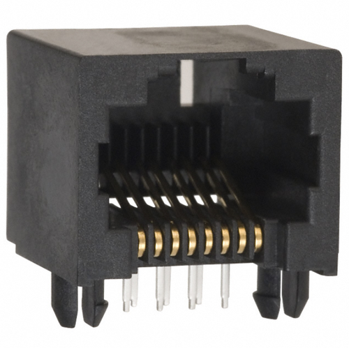 Pack of 4 43860-0001 CONN MOD Jack 8P8C R/A UNSHLD