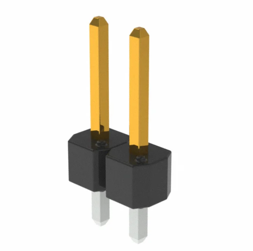 Pack of 4 68000-202HLF Connector Header Through Hole 2 position 0.100" (2.54mm), Rohs