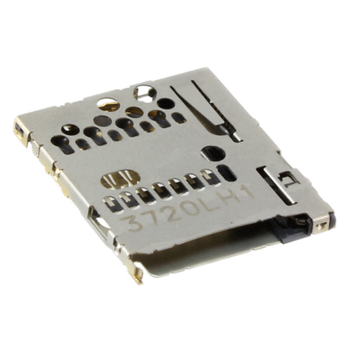 ST11S008V4HR2000  Card Connector Secure Digital - microSD 10 Position Surface Mount, Right Angle Gold