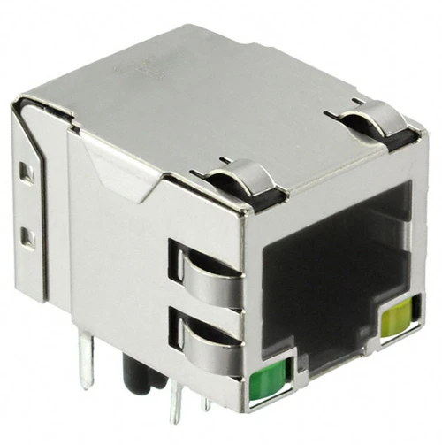 5-6605425-1 Connector Jack 1 Port RJ45 Through Hole 10/100 Base-T, AutoMDIX, Rohs