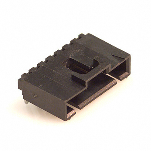 70553-0006 Connector Header Through Hole, Right Angle 7 position 0.100" (2.54mm), Rohs