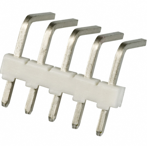Pack of 10 3-644457-5 Connector Header Through Hole, Right Angle 5 position 0.100" (2.54mm)