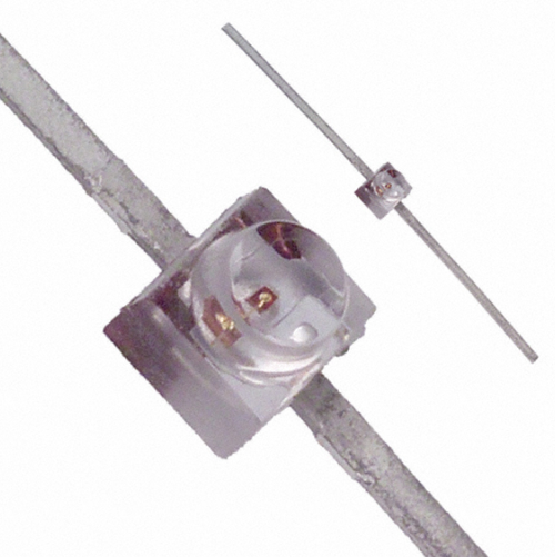 HLMT-PL00 Amber 590nm LED Indication - Discrete 2V Axial, Flat Leads, Rohs