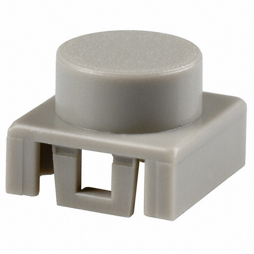 Pack of 10 BTNK0220 Round Tactile Switch Cap Gray, Light Snap Fit