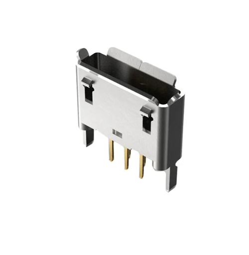 Pack of 4 USB3106-30-0230-A Connector Receptacle Micro Vertical 5 Position Through Hole
