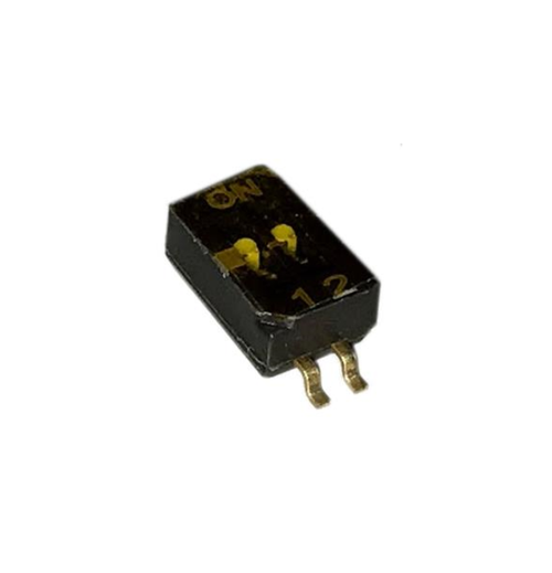 Pack of 4 218-2LPST Dip Switch SPST 2 Position Surface Mount Slide (Standard) Actuator 25mA 24VDC, RoHs
