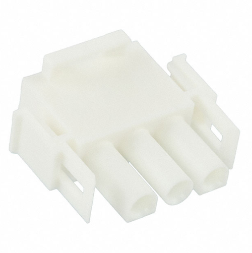 350766-4 Connector Plug Housing White Plug