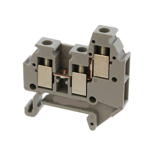 3001682 Terminal Block Connector 3 Position Feed Through Gray 14-30 AWG , MT1,5-TWIN