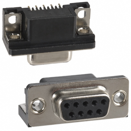 Pack of 2 182-009-213R161 Connector Sockets 9 Position D-Sub Receptacle, Female , RoHs