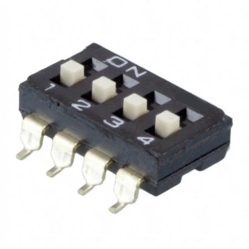 Pack of 10 KAE04LGGR Switch Slide Dip SPST 0.025A 24V, RoHs