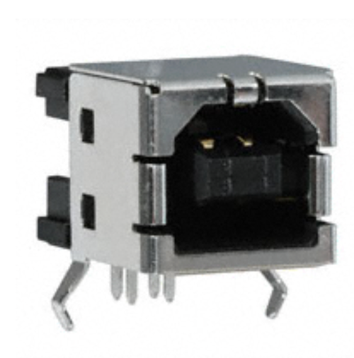 Pack of 2 292304-1 Connector Receptable USB2.0 TYPEB 4POS R/A