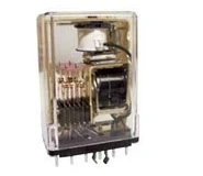 B255XCXP-24VDC Electromechanical Relay 24VDC 250Ohm 10A 3PDT THT