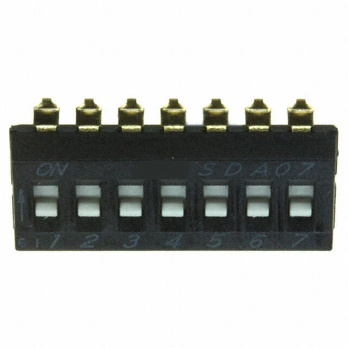 SDA07H0SKD Switch Slide Dip SPST 0.025A 24V