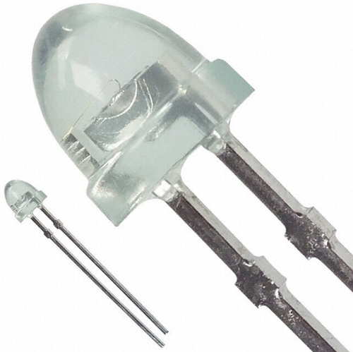 Pack of 10 HLMP-3590 LED Green 569nm Clear Radial