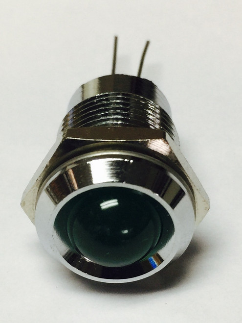 1pc - 19210001 CML TECH - GREEN LED Panel Mount Indicator 14 mm 2.2 VDC 20 mA 70 mcd RoHS COMPLIANT